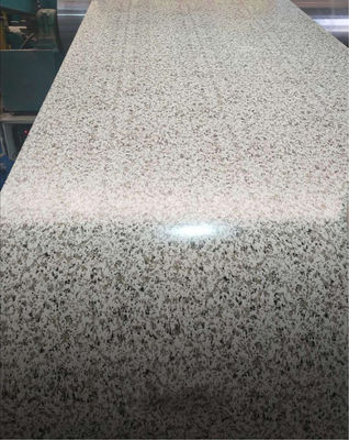 Alloy 3003 H16 Marble Pattern Prepainted Aluminium Coil Dengan Ketebalan 0,20-3.00mm